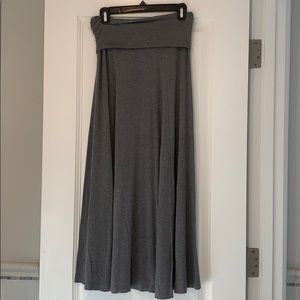 Grey Maxi Skirt